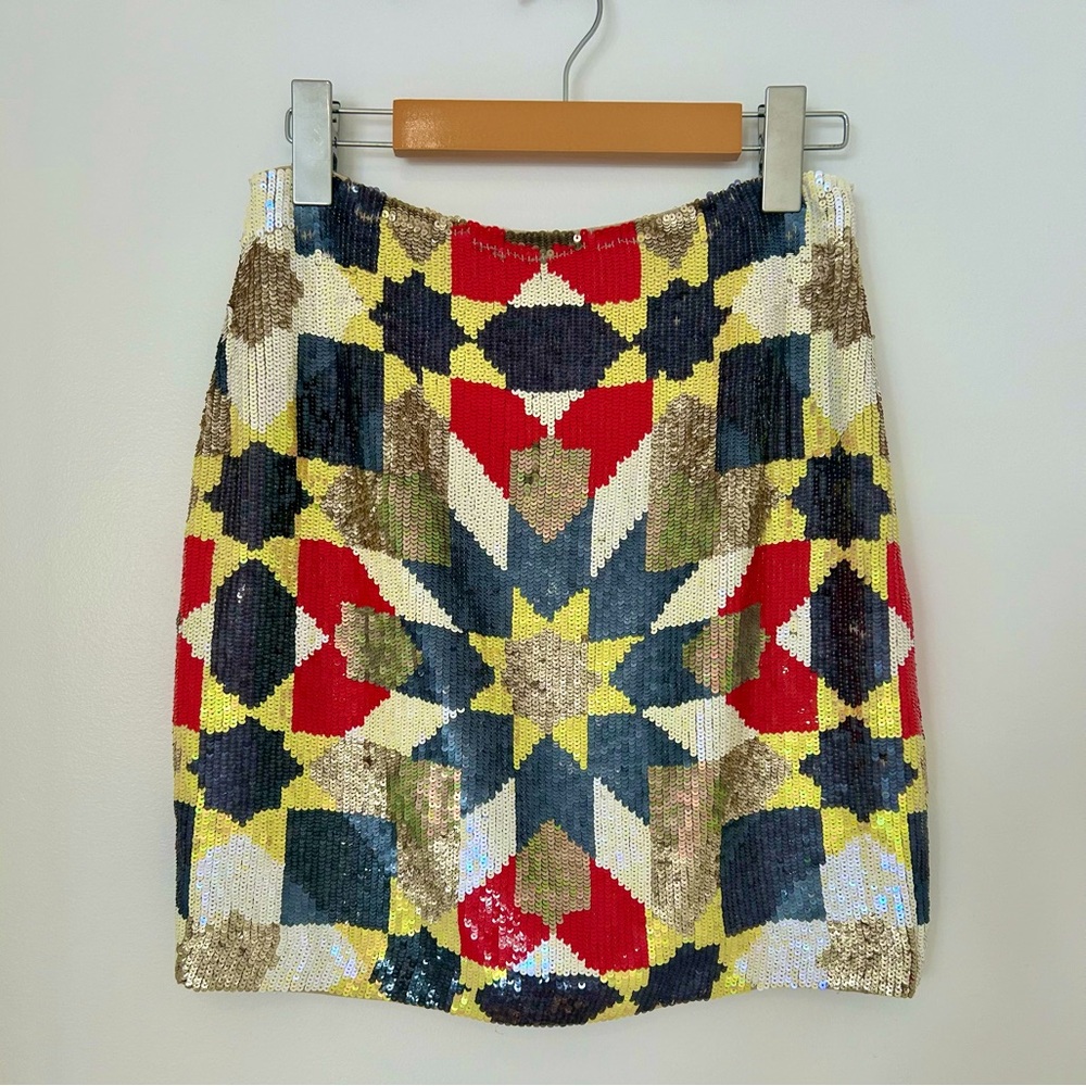 Sequin pattern Needle & Thread skirt